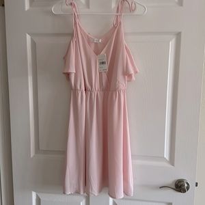 Lush light pink dress